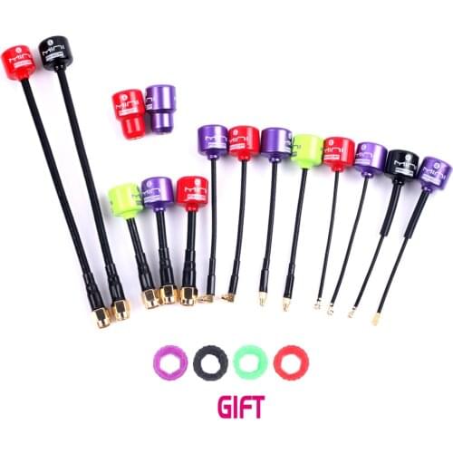 Lollipop 4 RHCP 5.8G Antenna High Gain 2.8Dbi FPV Transmitter/Receiver SMA/RP-SMA/MMCX/UFL Antenna for RC FPV Racing Drone Part