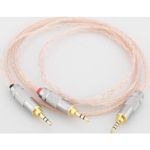 Audiocrast 8Cores 6N OCC Copper 2.5MM TRRS Balanced Plug Headphone Upgraded cable for SUNDARA he400i he400s HE560