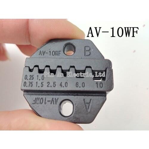 AV-10WF 0.25-10mm2 CRIMPING PILER Crimping machine modules one set jaws