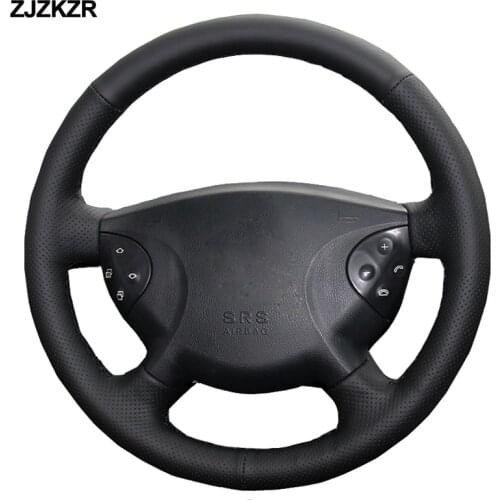 Car Auto Steering-Wheel Cover For Mercedes-Benz W210 E240 E63 E320 E280 2002 2003 2004 005 Stuurhoes Volant Car Accessories