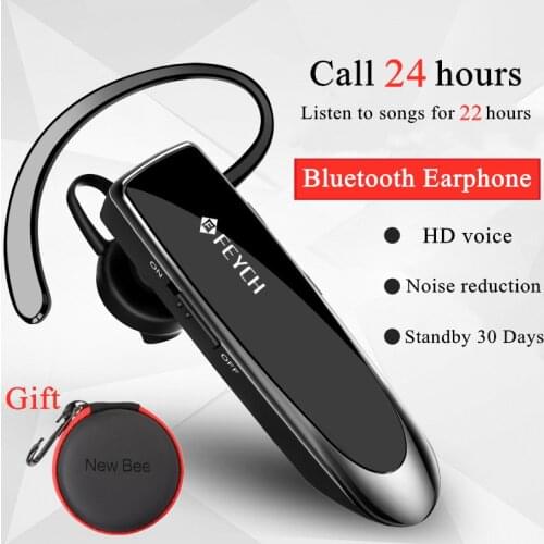 Bluetooth Headset Bluetooth 5.0 Earpiece Handsfree Headphones Mini Wireless Earphone Earbud Earpiece For iPhone xiaomi