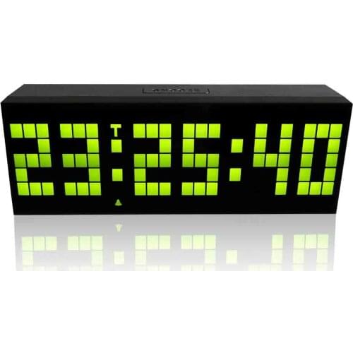 Alarm Clock Nordic Minimalist Children Students Office Workers Mirror Electronic Creative Led 6 Digit 5 Segment Grid