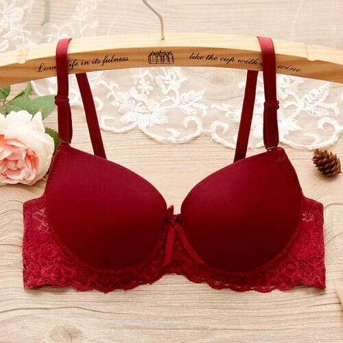 Fashion Thin Underwear Sexy Lingerie Soft Bra For Women Style Seamless Bra Deep V Lace Sexy Lingerie Bra For student girl bra