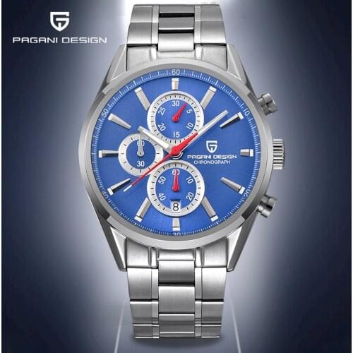 2020 PAGANI DESIGN Quartz Mens Watches Multifunction Fashion Wristwatch Male Waterproof Steel Sport Clock Men Chronograph 2020