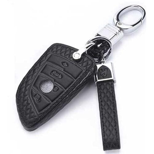 Top Layer Leather For BMW Key Case For BMW G30 520I F46 440I X5 F15 X6 F16 X1 X3 X4 1 2 5 7 Series Key Cover For BMW Wallet