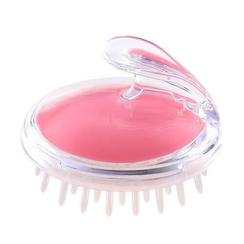 Household meridian Shampoo massage brush salon hairdressing tool clean scalp silicone optional household catcher head comb