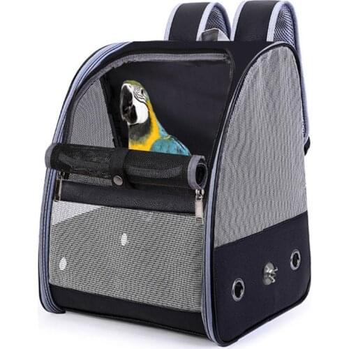 Bird Cage Breathable Carrier Backpack Foldable Lightweight Outdoor Parrot Bag