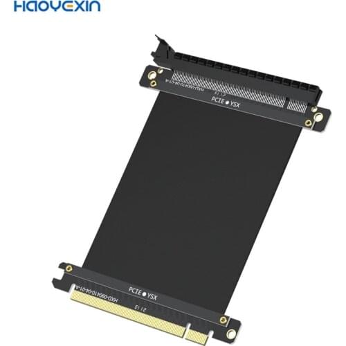 HYX High Speed PC Graphics Cards PCI Express Connector Cable Riser Card PCI-E X16 3.0 Flexible Cable Extension Adapter