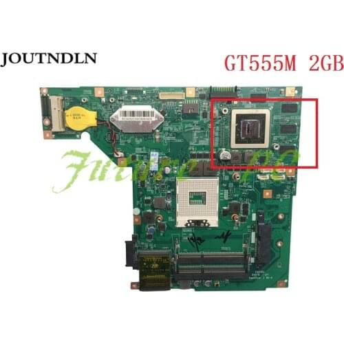 JOUTNDLN FOR MSI GE620DX GE620 GE60 MS-16G5 Laptop motherboard MS-16G51 VER 2.0 DDR3 w/ GT555M 2GB GPU Test work