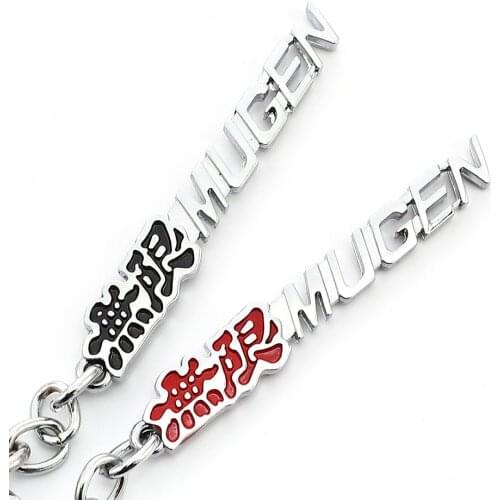 Metal Car Keychain Keyring Key Ring for Honda Mugen Power JDM Racing Civic CRV Jazz Odyssey Accord City Hrv Keychain Car Styling