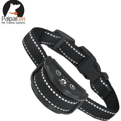 Auto Rechargeable Barking Collar Yelping Stop Collar for Small Medium Sound Static Shock with 5 Sensitive Levels
