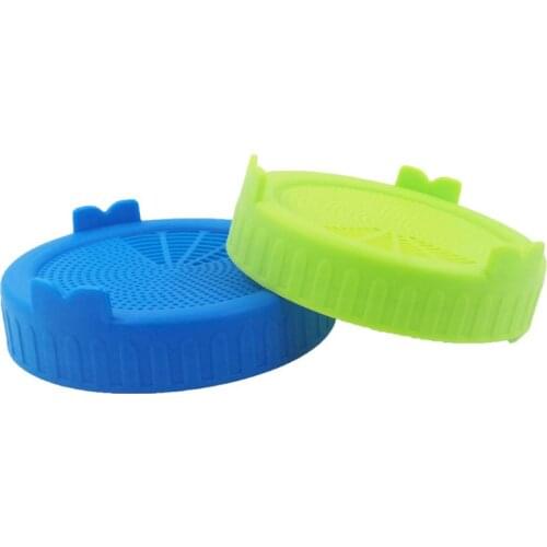 Plastic Sprouting Lid Mesh Cover for 86mm Wide Mouth Mason Sprout Jars Strainer