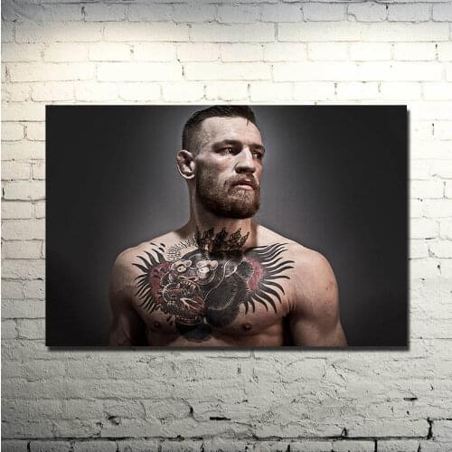 Hot Conor McGregor Art Silk Poster Picture For Living Decor