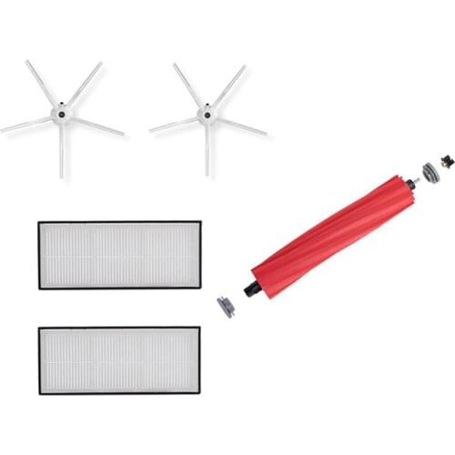 For Roborock Rubber Main Brush Side Brush Filter Screen Of S7 Robotic Vacuum Cleaner Accessories Replacement Parts