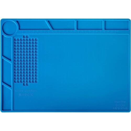 Heat Insulation Silicone Pad Desk Mat Maintenance Platform for BGA Soldering Repair Station Tools For iPhone XR XS MAX S-130
