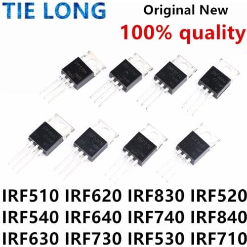 10PCS IRF510 IRF520 IRF540 IRF540 IRF640 IRF740 IRF840 LM317T Transistor TO-220 LM317 IRF540N IRF630N IRF640N IRF730 IRF840