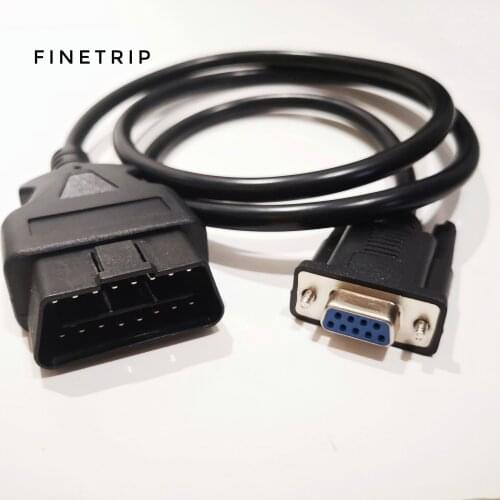 Universal OBD 2 16PIN - DB9 RS232 Cable for Car Diagnostic Adapter Scanner Car OBDII Connertor Auto Vehicle OBD2 Cable Extender