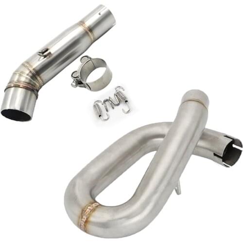 Motorcycle Exhaust Link Pipe CB600F Catalyst Delete Pipe Escape Decat Pipe For Honda CB600F Hornet 600 CBR600F 2007 - 2013