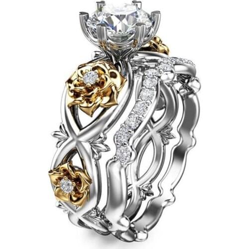 YUANJIAXINPIN Rings With Cubic Zirkonia For Women