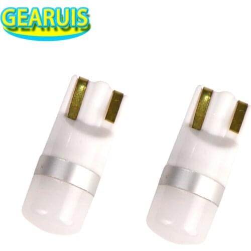 100pcs T10 New type fog lens 2 smd 2835 501 W5W 3528 Car Styling Car Marker Lamps Auto Reading Dome Bulbs white 12V