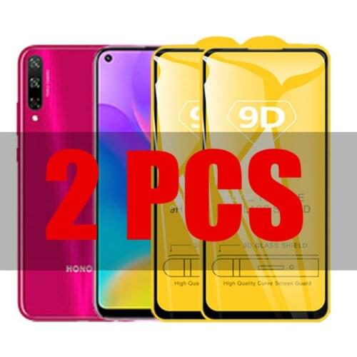 2Pcs 9D Glass for Huawei Honor Play 3 Protective Glass on the For Honor Play 3 6.39" ASK-AL00x Screen Protector Film
