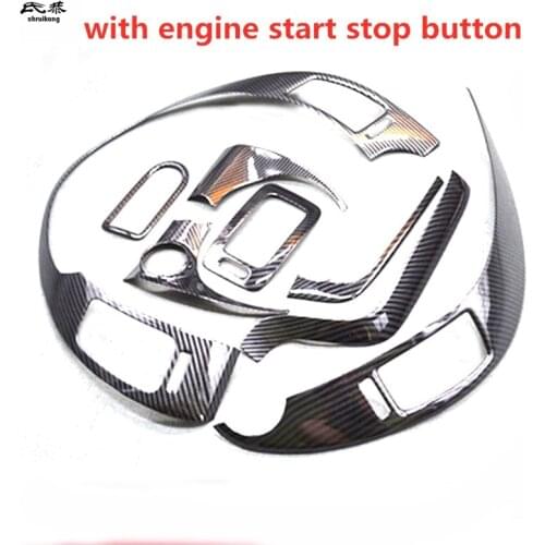 8pcs/lot ABS carbon fiber grain front air conditioning outlet decoration cover for 2012-2018 KIA K3 car accessories