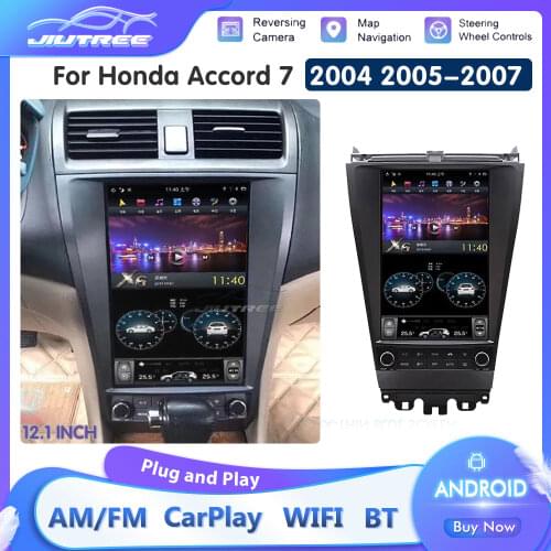 Android Car Radio For Honda accord 7 2003-2007 Car Multimedia Player Vertical Screen Auto GPS Navigation No dvd 2din 2 din