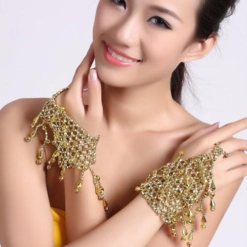 Belly Dance bell Bracelet even ring bracelet Jewelry dance performance accessories
