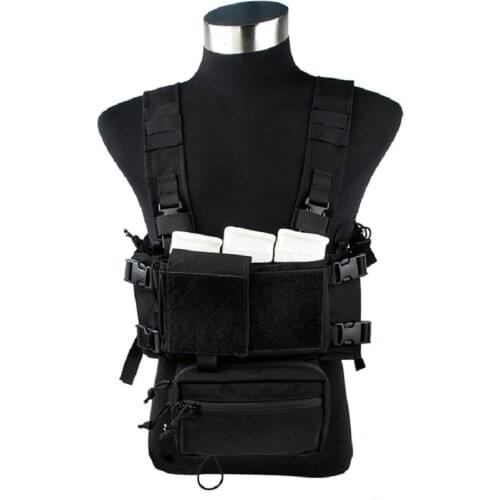 TMC3115-BK Camouflage Tactical Chest Hanging Modular Chest Rig Set Cordura 500D Fabric