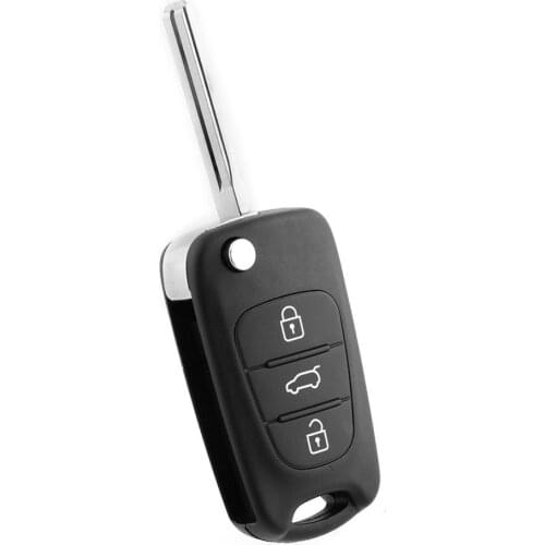 3 Button Car Key Shell with Insert Blade Replacement Smart Key For KIA SORENTO SPORTAGE CERATO RIO Case Replacement Kuga Refit