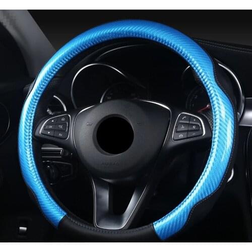 38CM Car Steering Wheel Cover Auto Steering Wheel Funda Volante Coche Car Styling Decoration Accessories Interior Four Seasons