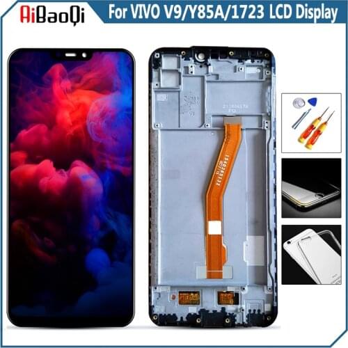 Original For VIVO Y85A/V9 Youth LCD Display Screen Touch Digitizer Assembly For 6.3‘’ VIVO V9 /1723/1726 With Frame Replace