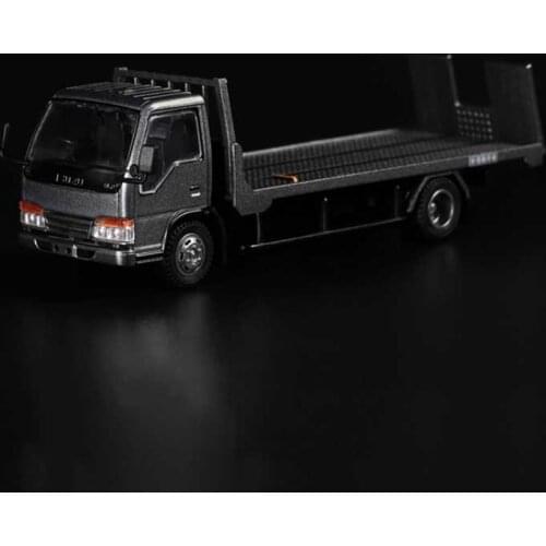 Diecast 1:64 ISUZU Trailer AE86 Initial D Toy Vehicles Toy Alloy Truck Model High Simulation Miniature Models Souvenir Show