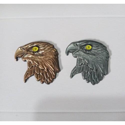 Metal Badge for Kerosene lighter Oil Lighter DIY Handmade Smoker Accessories Gadgets Lighters Decor Accessory Eagle Head