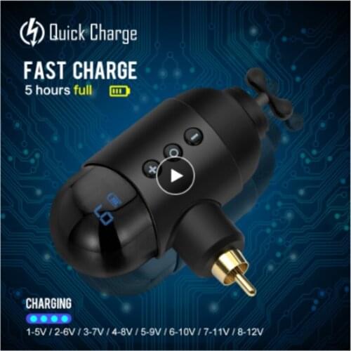 2020 New tattoo pen wireless battery Long-lasting unit Portable charge power supply Source of tattoo machine long time working