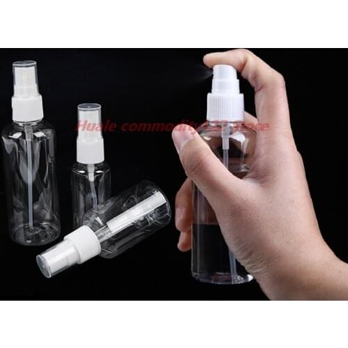 New 30/50/100 Ml Clear Plastic Perfume Spray Bottle Portable Empty Perfume Refillable Bottles Mist Pump Perfume Atomizer Travel