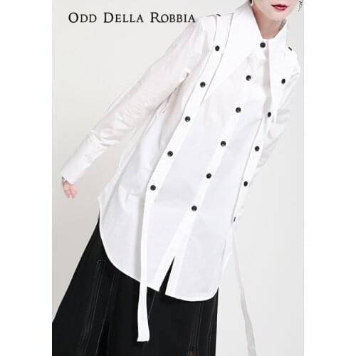 Блузки на пуговицах Odd Della Robbia China At AliExpress