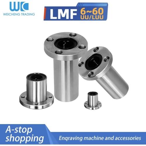 1/2/4PC precision open linear bearing, inner core of automatic movement , LMF6/8/10/12/13/16/20/25/30/35/40/50/60UU-LUU