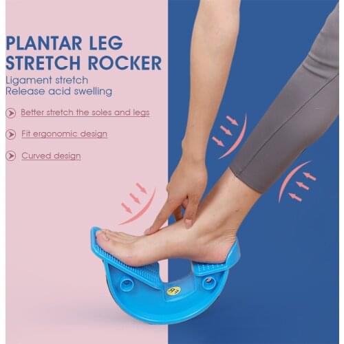 Foot Stretcher Rocker Ankle Plantar Muscle Calf Stretch Board for Achilles Tendinitis Muscle Calf Stretch Fitness Sports Massage