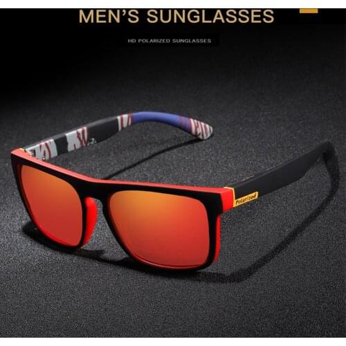 Large Men Polarizing Coated Outdoor Sports Cycling Fishing Sunglasses Decorative Pattern Women Big Motion Frame Sunglasses