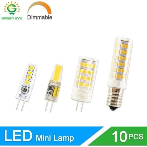 LED G4 Light G9 COB Led Lamp No Flicker Dimmable Ceramic E14 Bulb SMD2835 AC220V DC12V 3W 6W 9W 10W 12W Replace Halogen G4 Lamp