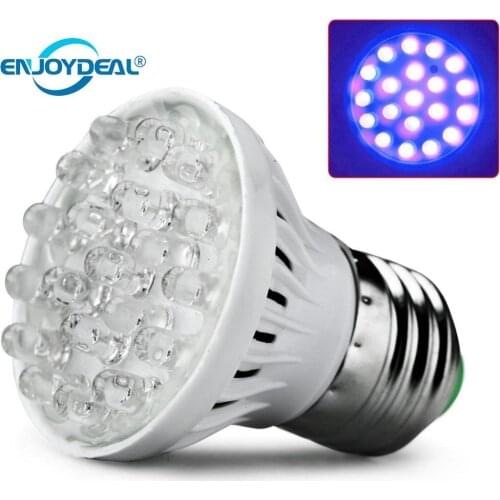 Plant Grow Lamp UV Light E27 LED 220V 20LED Indoor Flower Vegetable Bulb Boost Plant Growth Garden Hydroponics System Aquarium