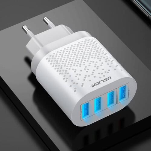 USB Charger EU US Plug QC 3.0 Quick Charge Mobile Phone Universal Wall Adapter Fast Charging For IPhone 12 Samsung Xiaomi Redmi