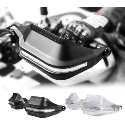 For HONDA NC750X CB300R CB190 CB150R Motorcycle Hand Guard Handle Protector Shield Windproof Handlebar HandGuards With LED turn