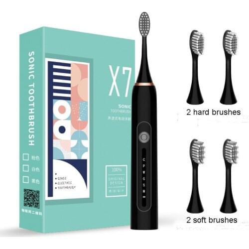 Sonic Electric Toothbrush Adult IPX7 Waterproof Ultrasonic automatic Fast USB Charging Tooth Brush Super Long 60 Days Standby
