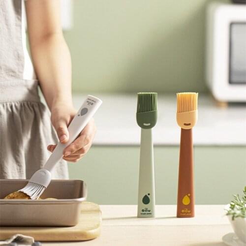 1pcs Silicone Oil Brush Non-stick Pastry Cookie Cooking Brushes Barbecue Grill Tool Kitchen Accessories Gadget BBQ Baking Tools
