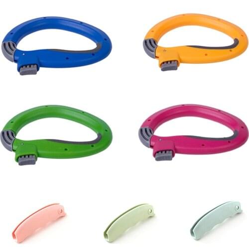 1Pc Convenient One Trip Grip Shopping Grocery Bag Grips Holder Handle Carrier Tool D Shape For Shopping Lock Labor Save Tool