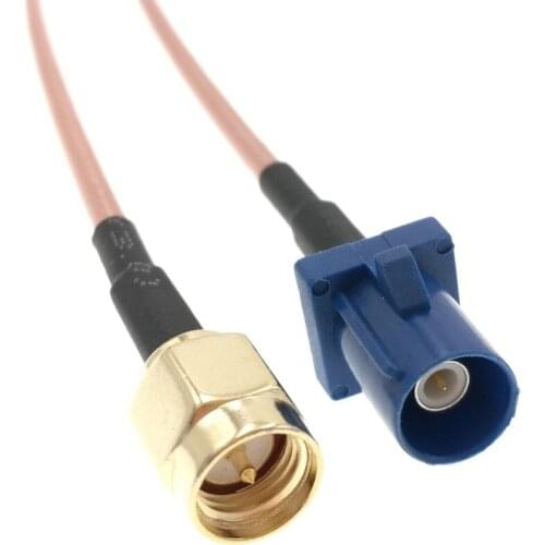 10PCS Fakra C Male To SMA Male RG316 Cable 20CM