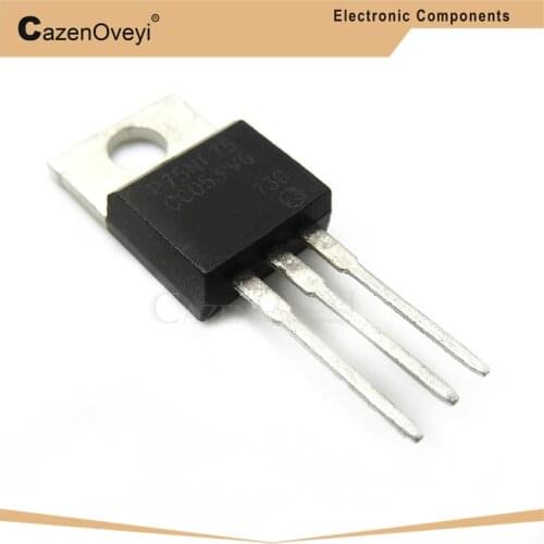 10pcs/lot STP75NF75 TO-220 P75NF75 TO220 75NF75 new MOS FET transistor In Stock