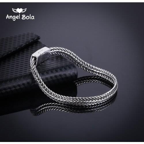 10pcs/lot Link Chain Ancient Silver Color Bracelet Women Heavy 5MM Wide Mens Buddha Bracelets Wristbands Bangles Bicycle Chain